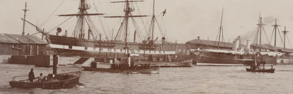 billede af fregatten jylland