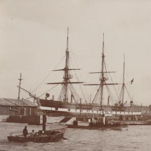 billede af fregatten jylland