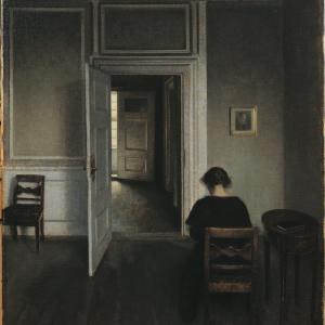 Vilhelm Hammershøi – Interiør, Strandgade 30 (1908)